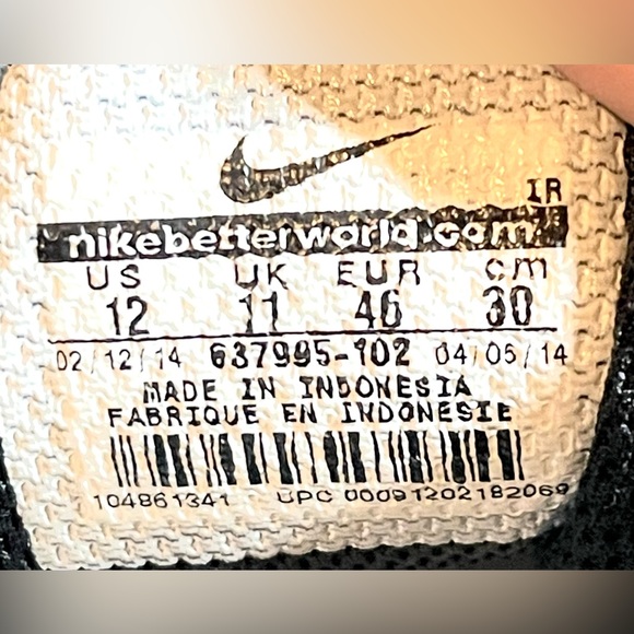 2014 Air Trainer 1 Low ‘Black Light Photo Blue’ - Picture 8 of 10